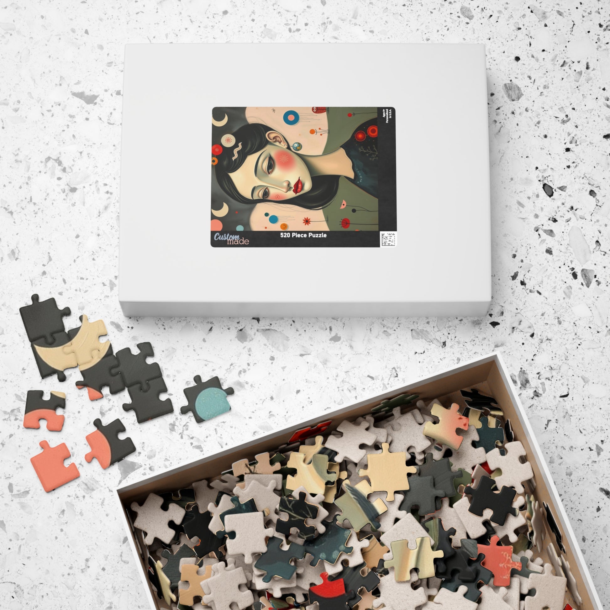 Artistic Enigmas Puzzle (110-1014 Piece) - Abstract Fantasy Jigsaw Game, Mind Exercise, Gift for Art Lover, Family Fun, Cozy Night In Hobby Puzzle The Puzzle Chest