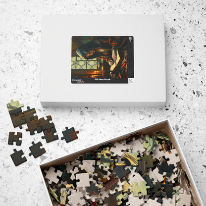 Mystical Gothic Art Puzzle, 110-1014 Piece Study Room Scene, Jigsaw Game for Relaxation, Ideal Gift for Puzzle Lovers, Entertaining Pastime Puzzle The Puzzle Chest