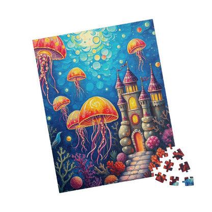 Underwater Kingdom Puzzle, Colorful Ocean Scene Puzzle, Fun Indoor Activity, Family Game Night, Nautical Decor Gift, Kids and Adults 252 pcs (Vertical) Puzzle The Puzzle Chest