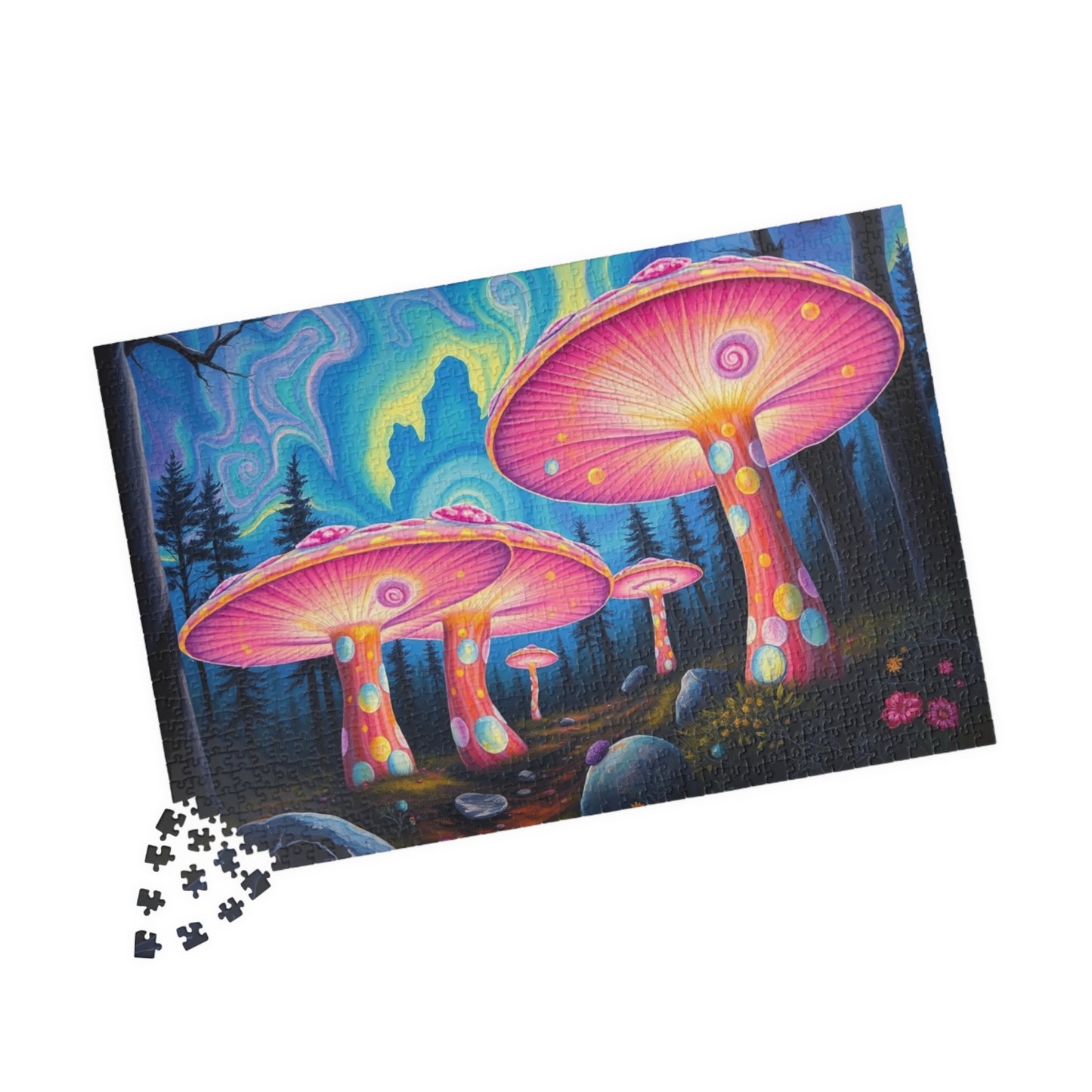 Magical Mushroom Puzzle, Enchanting Fantasy Jigsaw Puzzle for Adults, Holiday or Birthday Gift for Friend, Puzzle Lover and Art Enthusiast Puzzle The Puzzle Chest