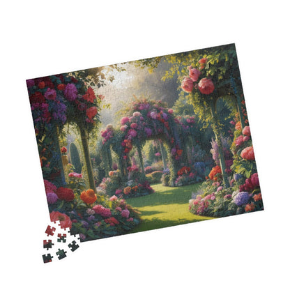 Serene Garden Jigsaw Puzzle, 110-1014 Piece Floral Design, Perfect for Family Game Night, Nature Lover Flower Enthusiast Gift Puzzle The Puzzle Chest