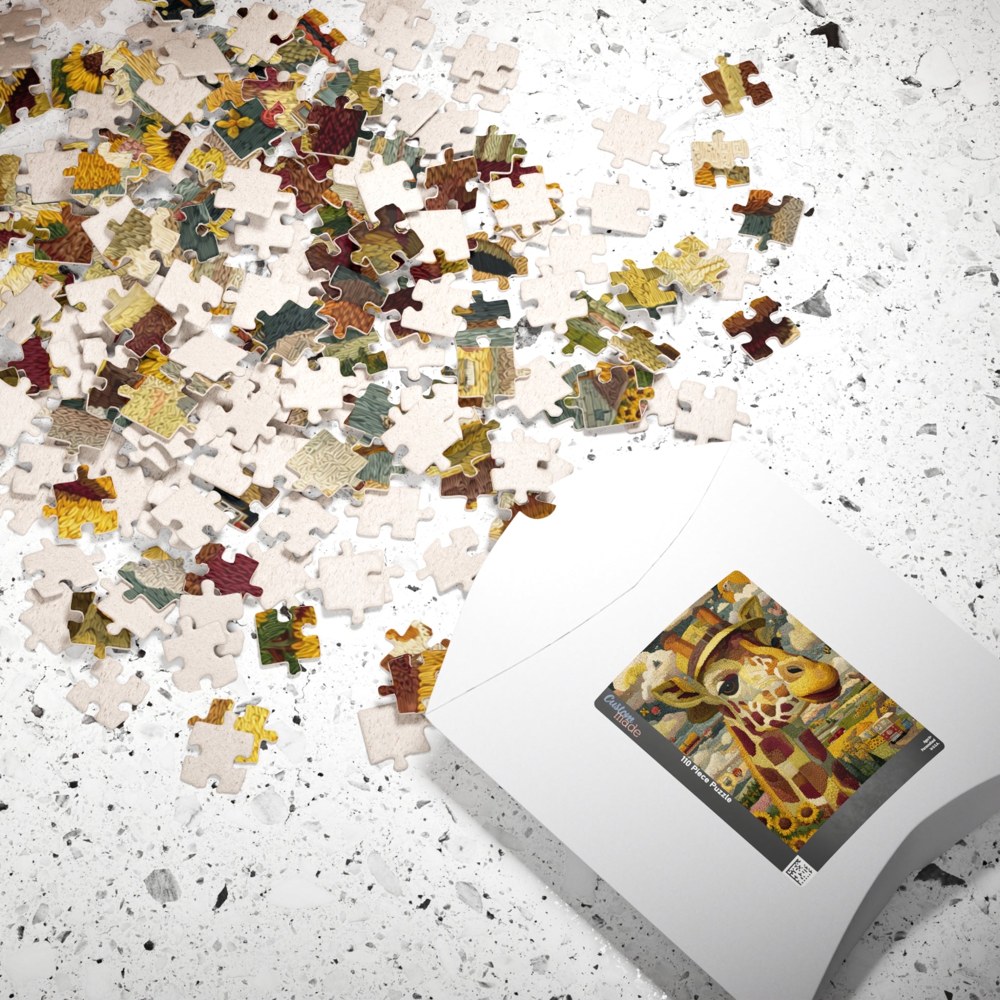 Giraffe Jigsaw Puzzle, Fun Family Activity, Gift for Friends, Home Decor, Relaxing Hobby, Puzzle Lovers Puzzle The Puzzle Chest