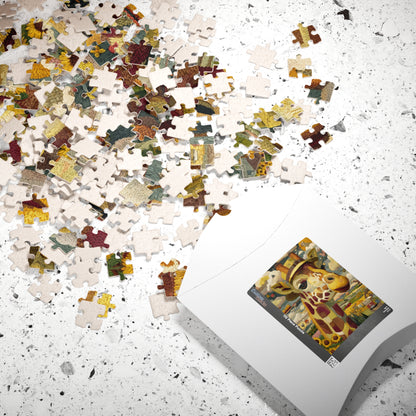 Giraffe Jigsaw Puzzle, Fun Family Activity, Gift for Friends, Home Decor, Relaxing Hobby, Puzzle Lovers Puzzle The Puzzle Chest