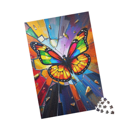 Colorful Butterfly Jigsaw Puzzle - 110, 252, 520, 1014-Piece, Stress Relief Game, Fun Family or Solo Activity, Home Entertainment Gift Idea