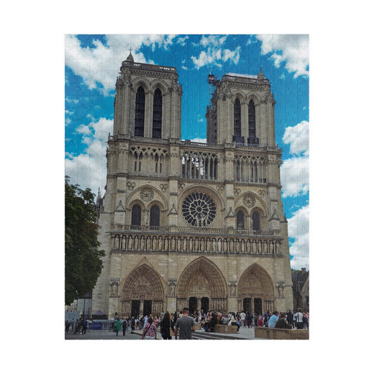 Notre Dame Cathedral Jigsaw Puzzle - Realistic Historical Landmark, Paris France Famous Monument Church, French Gothic Architecture Puzzle The Puzzle Chest