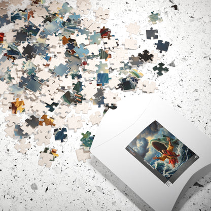 Christian Faith-Based Puzzle, Jonah and the Big Fish Epic Bible Story, Religious Jigsaw Game, Spiritual Gift for Puzzle Lover, Bible Puzzle Puzzle The Puzzle Chest