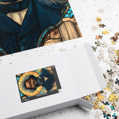 Frederick Douglass Jigsaw Puzzle – Afrocentric Historical Puzzle, Stained Glass Art, Black History Puzzle, Educational Puzzle for Adults and Teens, Inspirational African American Figure Puzzle The Puzzle Chest