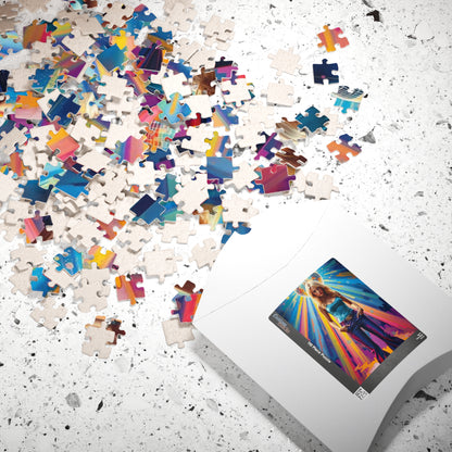 Disco Vibe Jigsaw Puzzle - 110 to 1014 Pieces, Retro Artwork Pop Art, Perfect Gift for Nostalgia Lovers, Party Entertainment, Family Fun Puzzle The Puzzle Chest