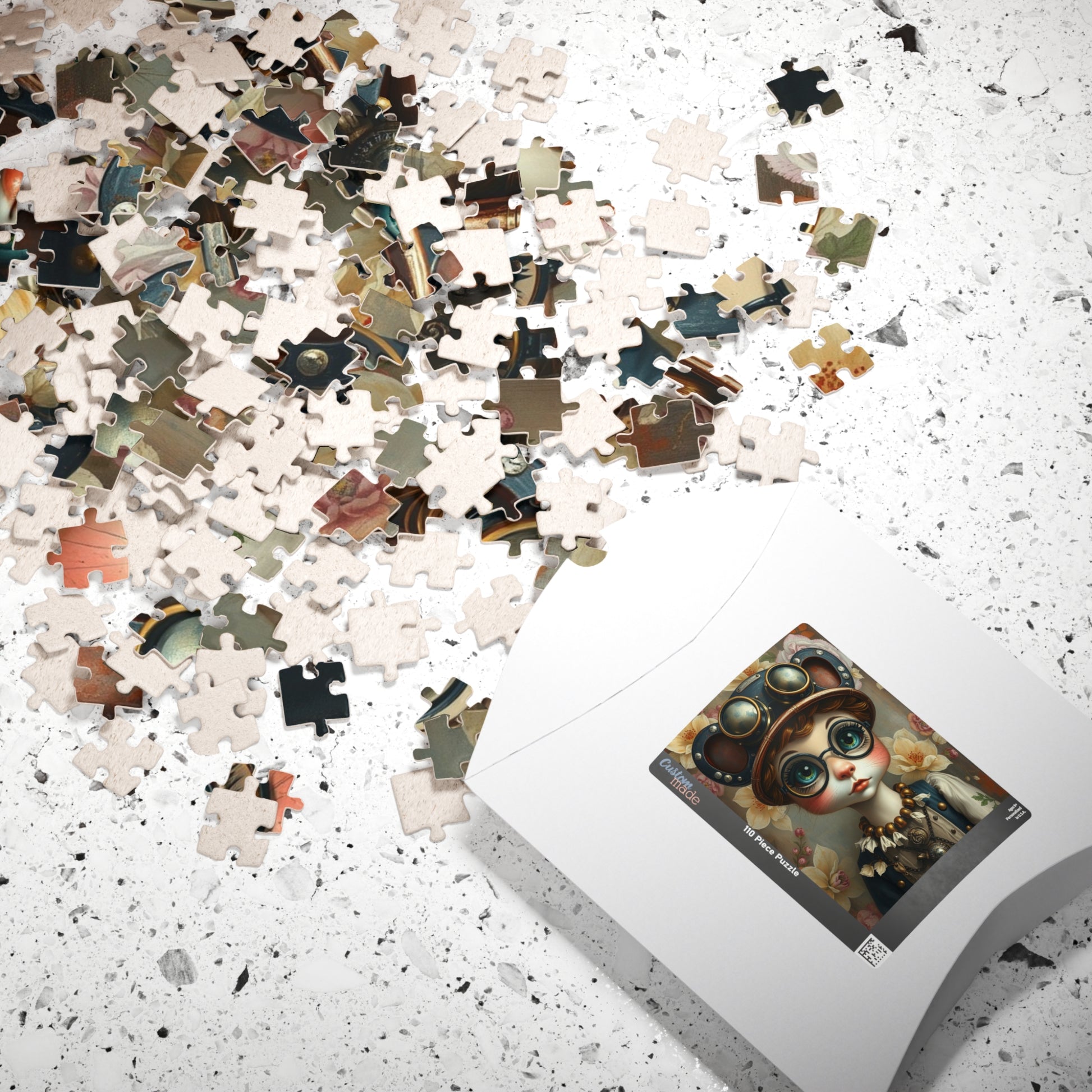 Whimsical Steampunk Character Puzzle - 110, 252, 520, 1014-piece, Fun Activity for Home Entertainment, Gift for Puzzle Loving Friend Puzzle The Puzzle Chest