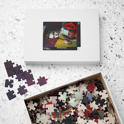 Vintage Woman Portrait Jigsaw Puzzle - 110-1014 Pieces, Gift for Art Lovers, Home Entertainment Family Fun, Rainy Day Activity, Collectible Puzzle The Puzzle Chest