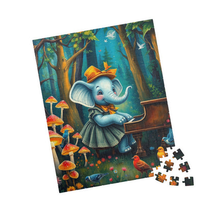 Whimsical Elephant Puzzle - 110, 252, 520, 1014-piece, Puzzle for Adults, Family Fun Activity, Birthday Gift Idea for Animal Lover Puzzle The Puzzle Chest