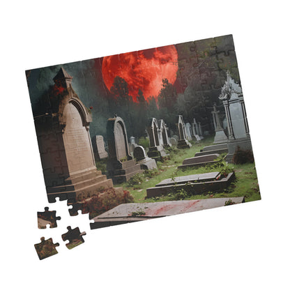 Haunting Graveyard Puzzle - 110-1014 Pieces, Perfect for Halloween, Family Fun Night, Gifts for Puzzle Lovers, Spooky Decor Puzzle The Puzzle Chest