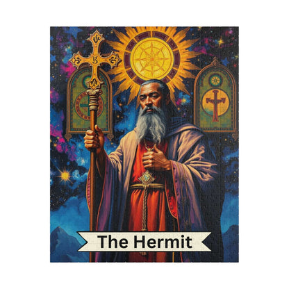 Mystical Hermit Puzzle - Tarot Card Style Art, Meditation Activity Holiday Birthday Gift for Puzzle Lovers, Mindfulness and Relaxation 520 pcs (Vertical) Puzzle The Puzzle Chest