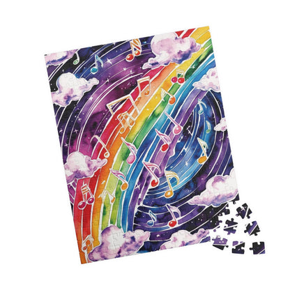Musical Galaxy Puzzle, Music Nebula Trippy Jigsaw, Music Lover Unique Gift Idea, Mindfulness Activity, Relaxing Hobby, Family Entertainment Puzzle The Puzzle Chest