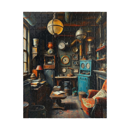 Cozy Steampunk Home Office Puzzle - 110, 252, 520, 1014-piece, Perfect for Family Night, Unique Gift for Puzzle Lovers, Relaxing Activity 252 pcs (Vertical) Puzzle The Puzzle Chest