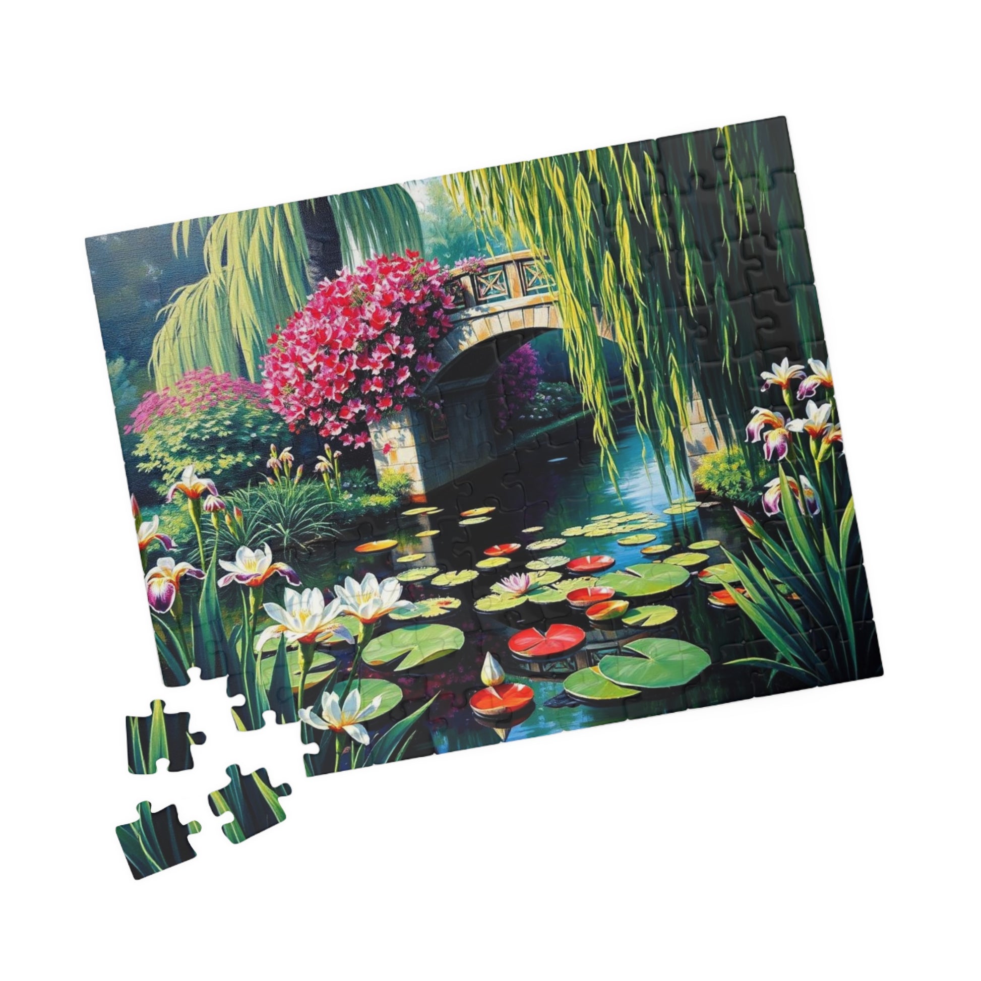 Serene Garden Puzzle - 110-1014 Piece Landscape Jigsaw Game, Gift for Nature Lovers, Family Game Night, Mindfulness Activity Puzzle The Puzzle Chest