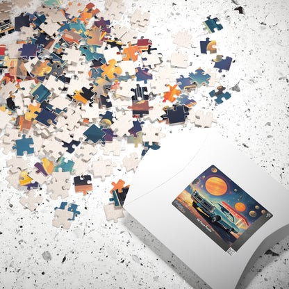Vintage Car Space Puzzle - Ideal for Car Lovers & Puzzle Enthusiasts, Great Gift for Christmas, Birthdays, Family Fun Night, 110-1014 pieces Puzzle The Puzzle Chest