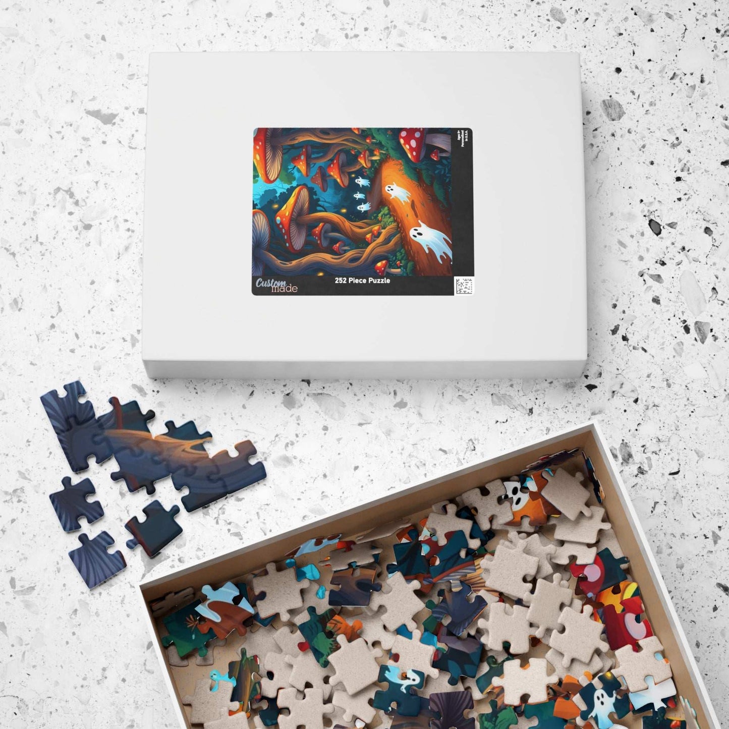 Charming Ghostly Adventure Halloween Jigsaw Puzzle for Adults, 110-1014 Pieces