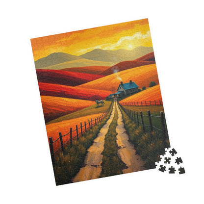 Scenic Landscape Puzzle, Relaxation Jigsaw Game, Fun Family Activity, Gift for Puzzle Lovers, Home Decor, 110-1014 pieces Puzzle The Puzzle Chest