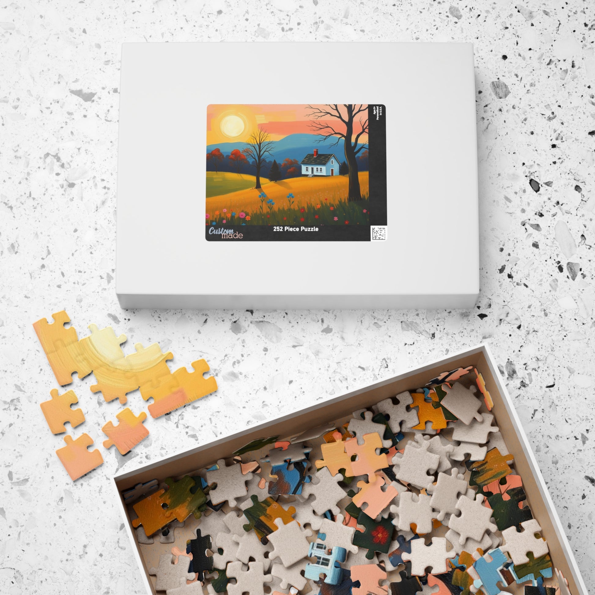 Scenic Landscape Puzzle | Perfect for Family Game Night, Seasonal Decor, Gift for Puzzle Lovers, Relaxation Activity, Cozy Indoor Fun Puzzle The Puzzle Chest