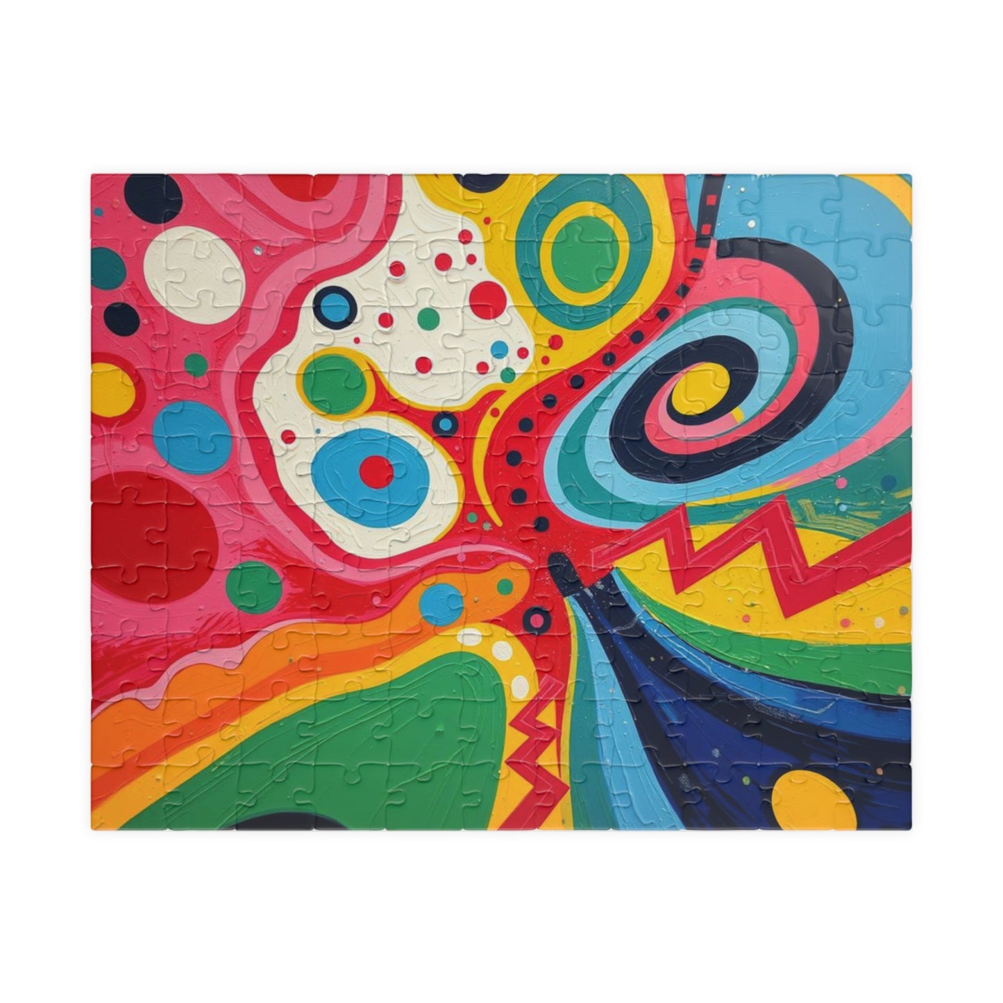 Vibrant Abstract Jigsaw Puzzle for Adult Entertainment 110 pcs (Horizontal) Puzzle The Puzzle Chest