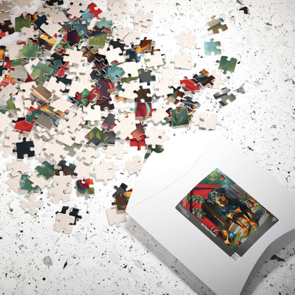 Rottweiler Jigsaw Puzzle, Holiday Birthday Gift for Dog Lovers Puzzle Enthusiasts Pet Owner, Family Activity Solo Fun, Home Entertainment Puzzle The Puzzle Chest
