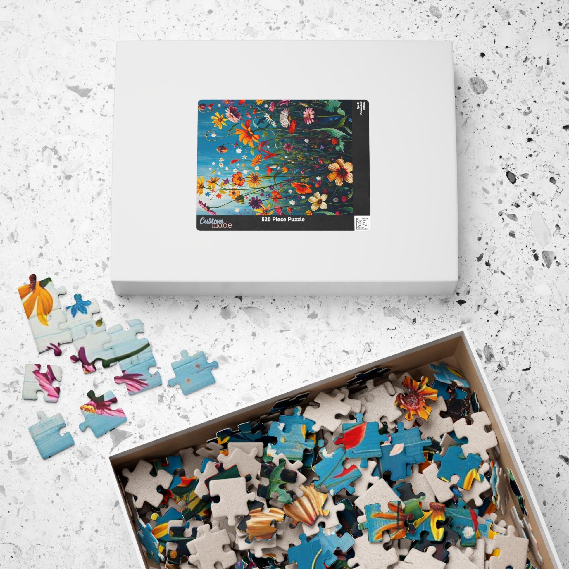 Floral Wildflower Jigsaw Puzzle, 110-1014 piece, Fun Family Activity, Unique Spring Gift for Friend Birthday Holiday, Puzzle Enthusiast Puzzle The Puzzle Chest