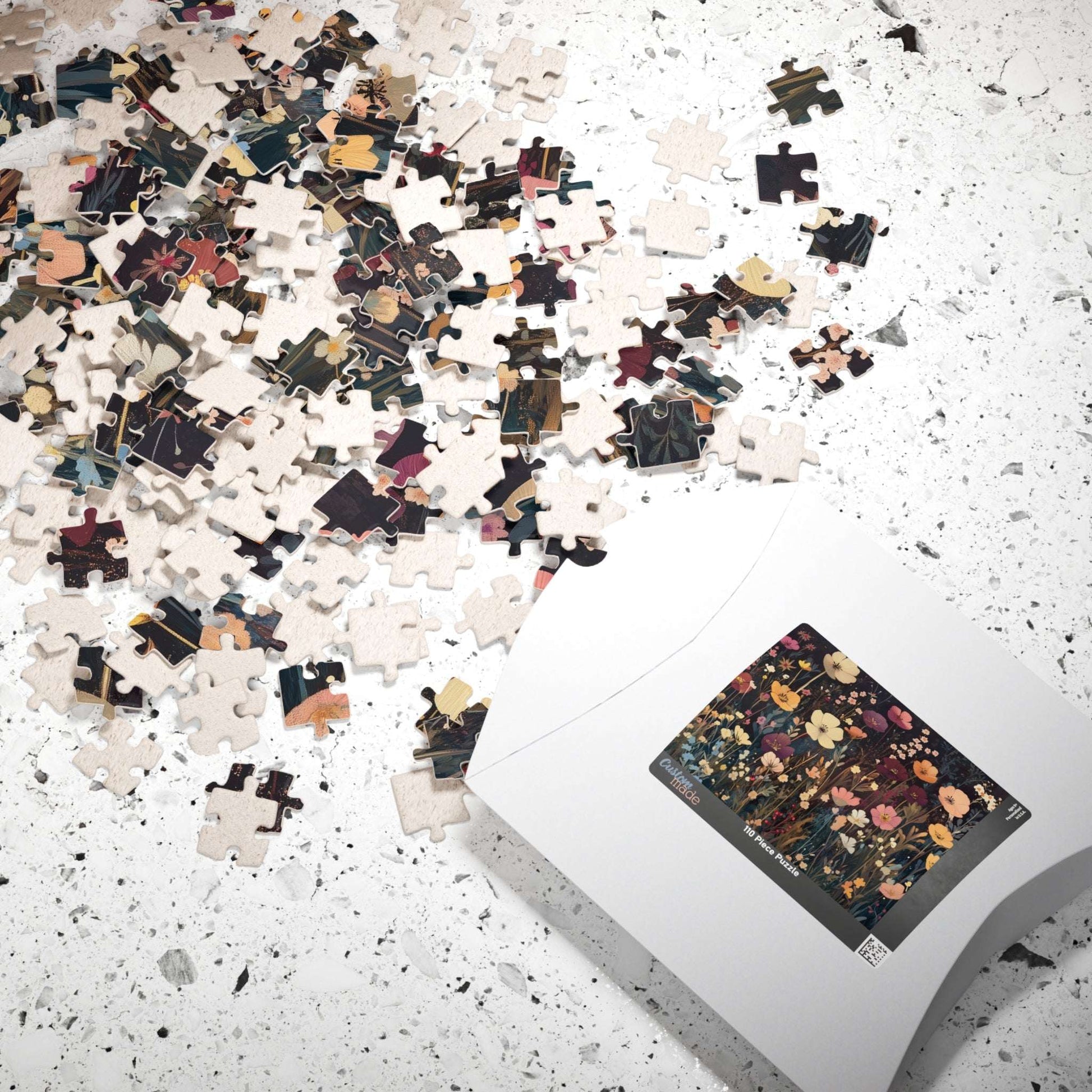 Wildflower Meadow Jigsaw Puzzle — Floral Art Puzzle