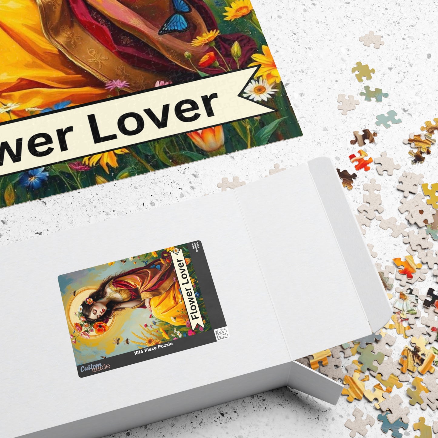 The Flower Lover Jigsaw Puzzle - Tarot Style Game for Floral/Flowers Lovers