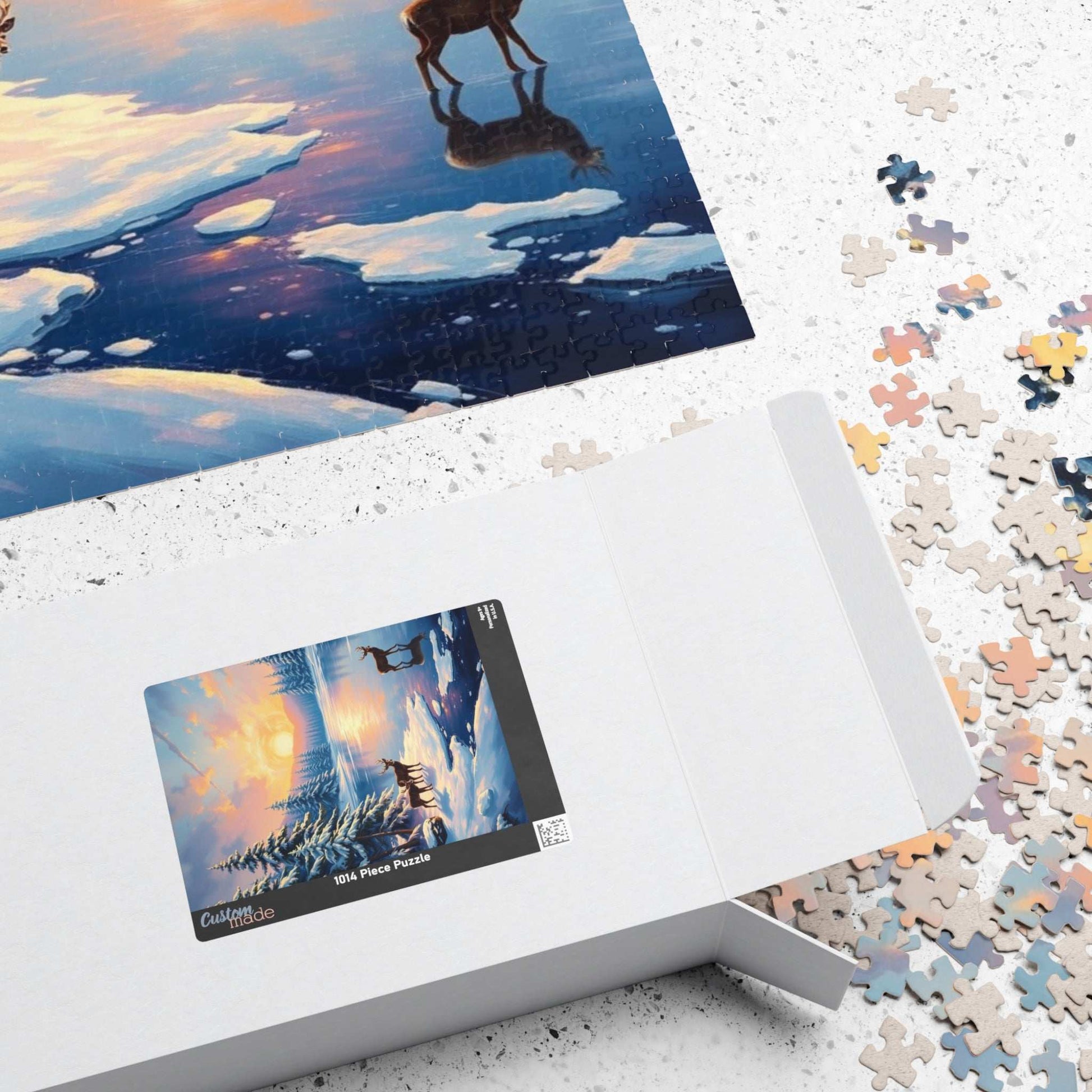 Serene Winter Landscape Puzzle | 110 to 1014-Piece Jigsaw, Adult Relaxation, Family Game Night, Winter Decor, Gift Idea Puzzle The Puzzle Chest
