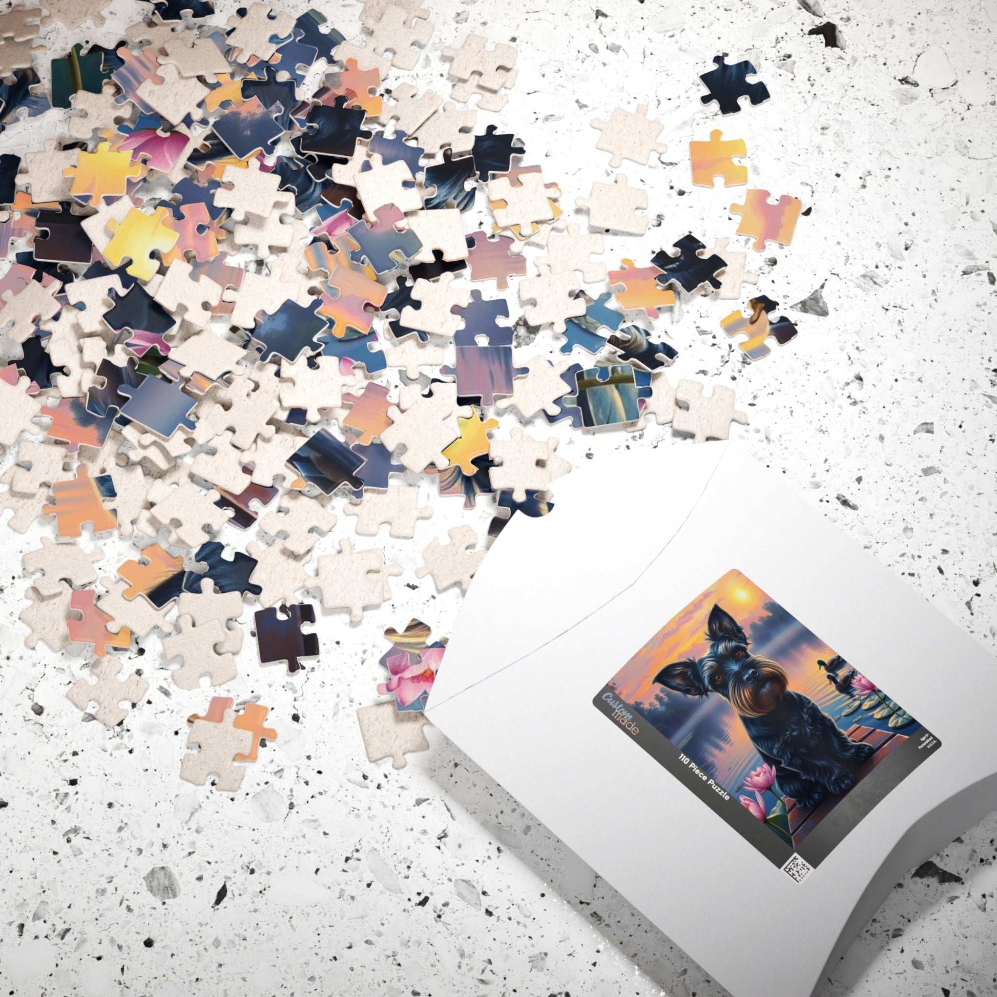 Charming Dog Jigsaw Puzzle - Miniature Schnauzer, Animal Lovers Gift for Pet Owner, Family Game Night, Creative Home Entertainment Puzzle The Puzzle Chest