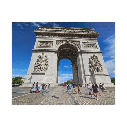 Arc de Triomphe Puzzle - Realistic View, French Architecture Jigsaw Game for Adults, Parisian Landmark Gift, Brain Teaser, Travel Theme Puzzle The Puzzle Chest