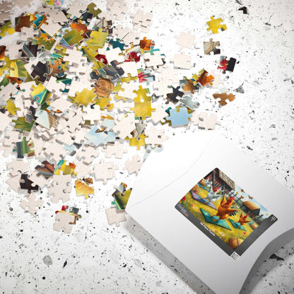 Farmyard Yoga Jigsaw Puzzle - Hilarious Chicken Exercise Class Puzzle The Puzzle Chest