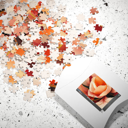 Floral Puzzle - Beautiful Rose Design Jigsaw Puzzle for Flower Lovers, Home Entertainment, Family Fun, Thoughtful Gift for All Occasions Puzzle The Puzzle Chest