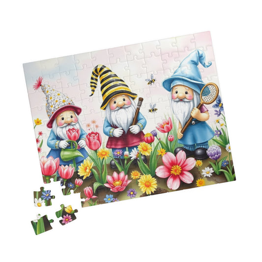 Spring Garden Gnome Puzzle - Mythical Creature Jigsaw Game Puzzle The Puzzle Chest