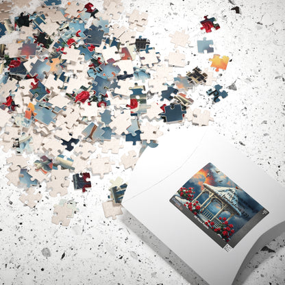 Morning Mercies Christian Jigsaw Puzzle - Inspirational Bible Quote for Faith and Encouragement, Lamentations 3:23, Religious Gift Puzzle The Puzzle Chest