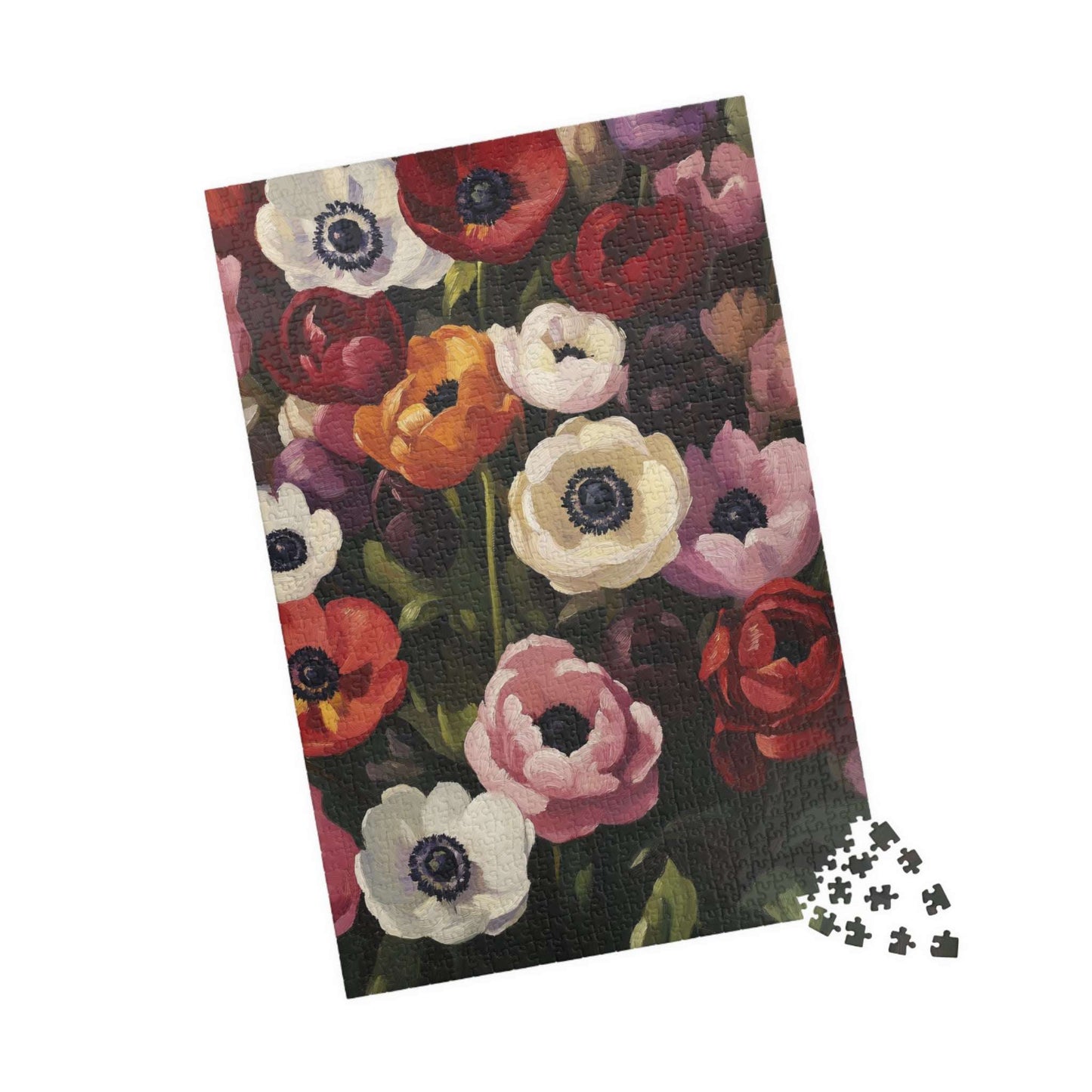 Anemone Floral Illustration Puzzle | Flower Jigsaw 110-1014 Pieces