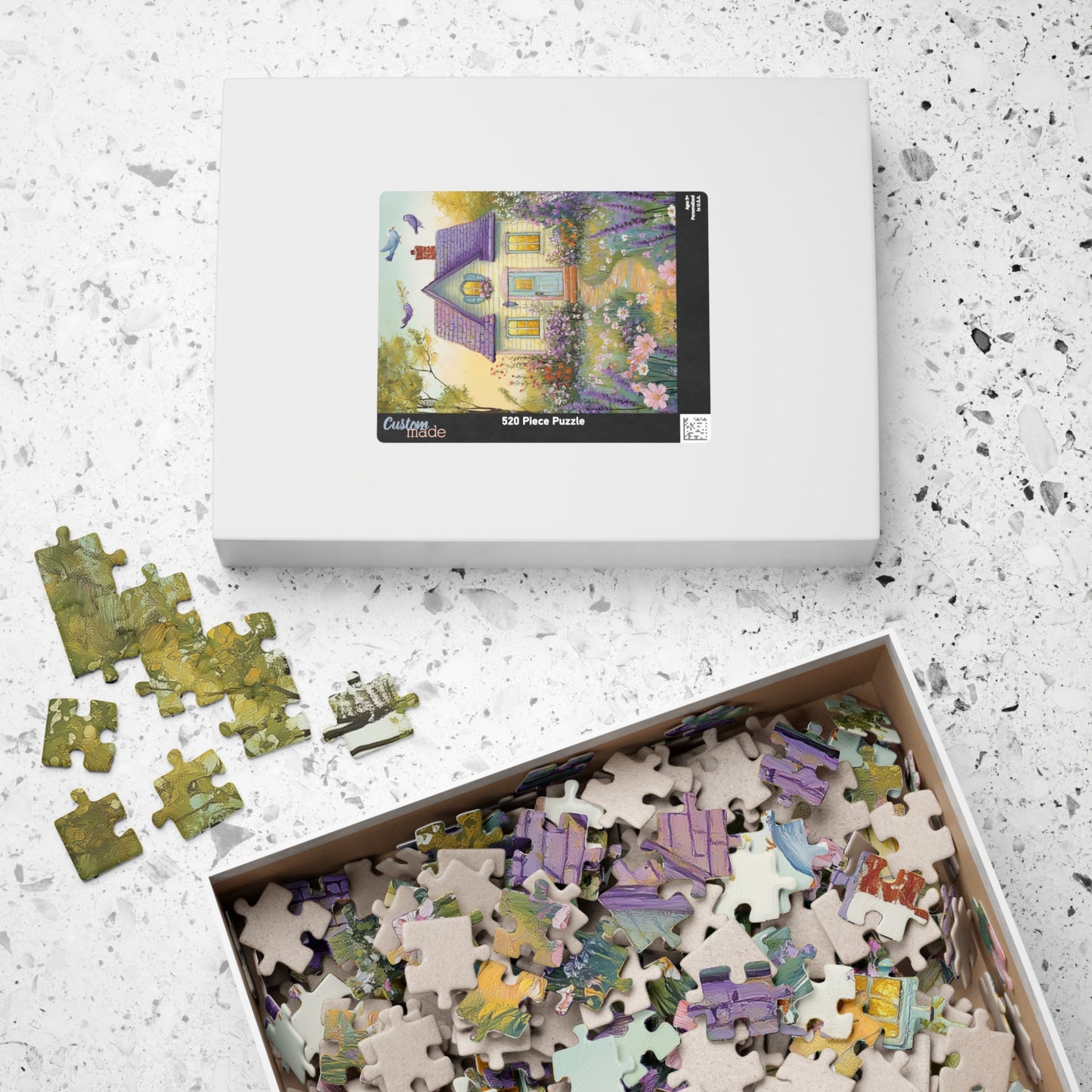 Whimsical Floral Cottage Jigsaw Puzzle Puzzle The Puzzle Chest