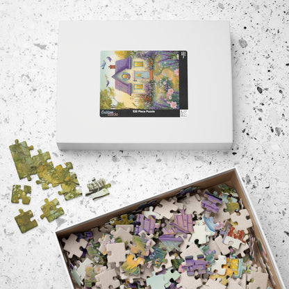 Whimsical Floral Cottage Jigsaw Puzzle Puzzle The Puzzle Chest