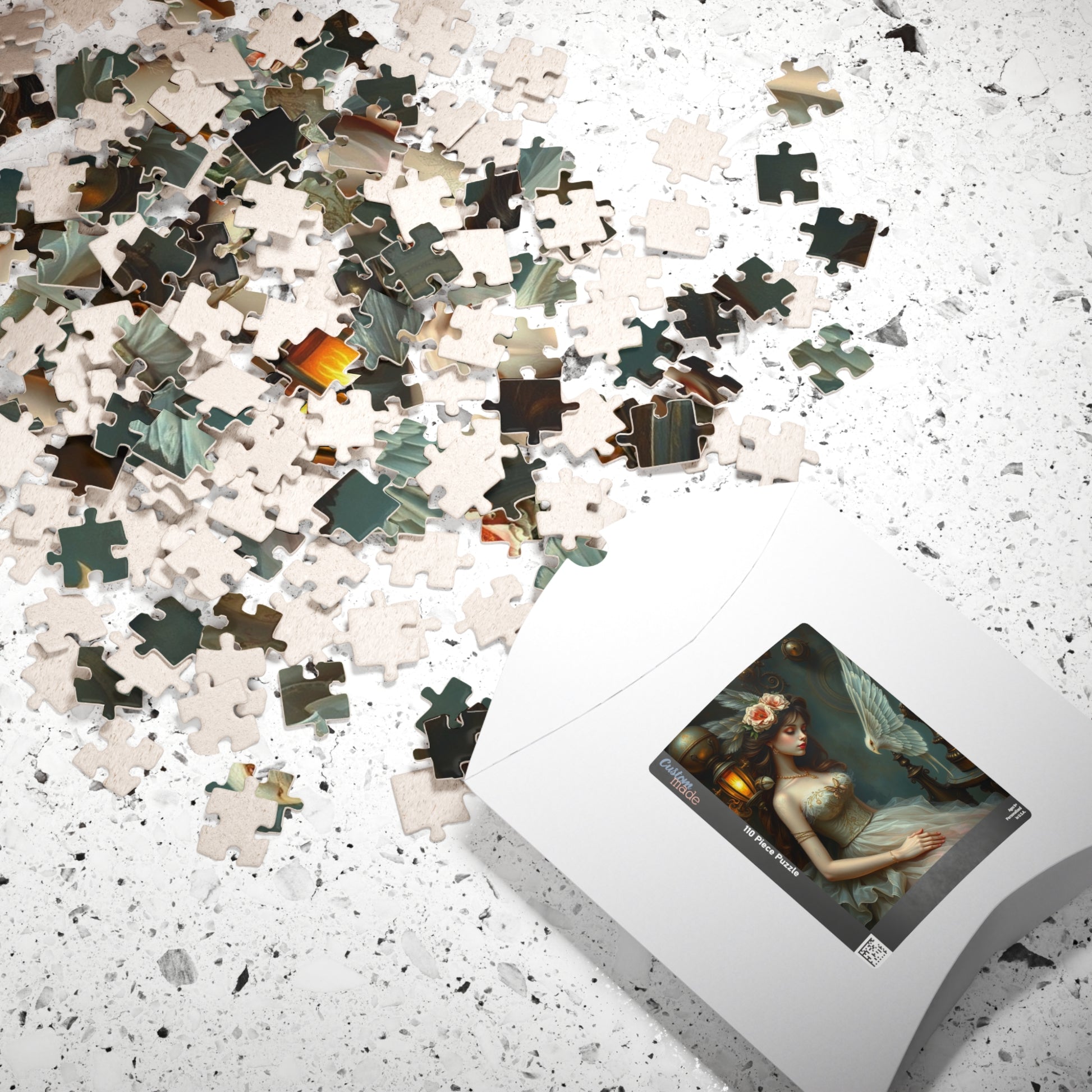 Elegant Steampunk Art Puzzle, Vintage Beauty Puzzle, Unique Gift for Art Lovers, Ideal for Family Game Night, Stress Relief Activity Puzzle The Puzzle Chest