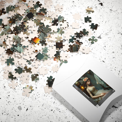 Elegant Steampunk Art Puzzle, Vintage Beauty Puzzle, Unique Gift for Art Lovers, Ideal for Family Game Night, Stress Relief Activity Puzzle The Puzzle Chest