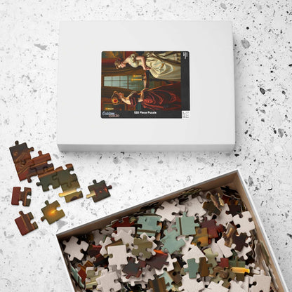 Jigsaw Puzzle, Victorian Women in Elegant Gowns, Candlelit Parlor Design, 110 252 520 1014 Pieces, Relaxing Activity, Home Decor, Gift Idea, Puzzle The Puzzle Chest