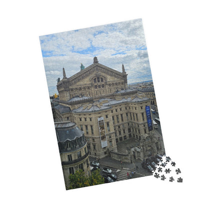 Palais Garnier Courtyard Jigsaw Puzzle - Opera House Paris France, French Architecture, Realistic Historical Landmark 1014 pcs (Vertical) Puzzle The Puzzle Chest