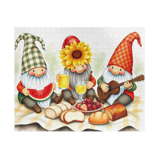 Gnome Picnic Puzzle - Summer Theme Jigsaw Game Puzzle The Puzzle Chest