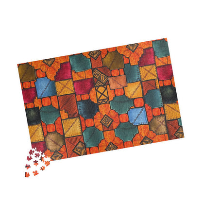 Colorful Geometric Puzzle - Modern Art Jigsaw Game Puzzle The Puzzle Chest