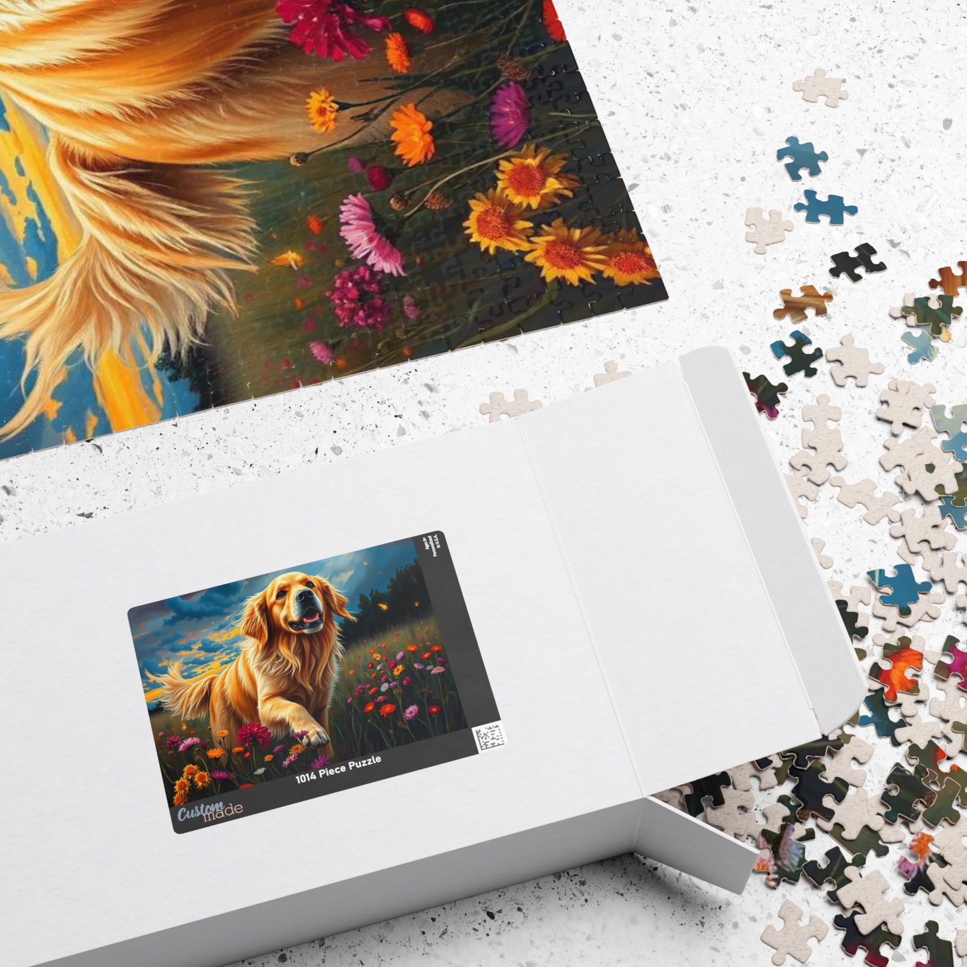 Golden Retriever Puzzle | 110-1014 Piece Dog Lover Jigsaw, Gift for Friend Pet Owner, Family Activity Solo Fun, Quiet Pastime Puzzle The Puzzle Chest