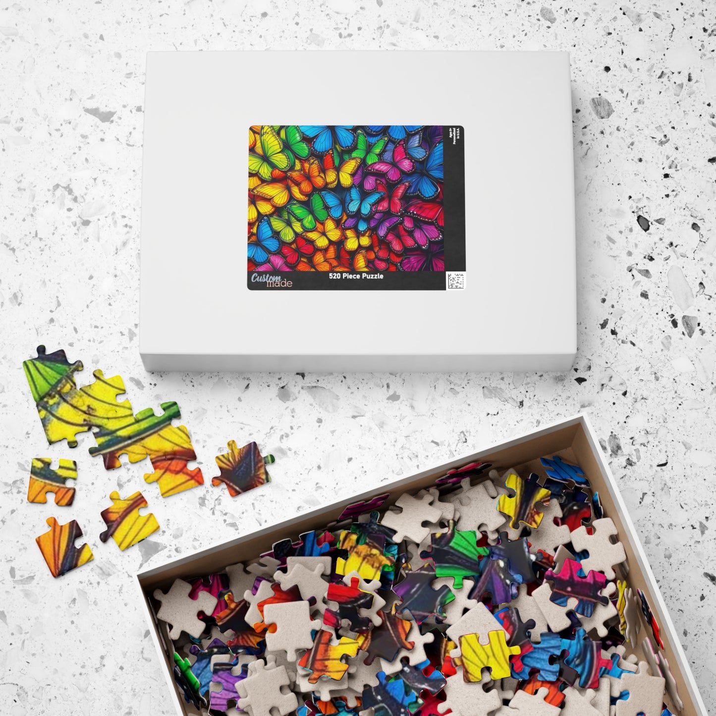 Wings of Pride Jigsaw Puzzle, Rainbow Butterfly Puzzle, LGBTQ Puzzle, Pride Month Gift for Friend, Mindfulness Activities, 100 - 1000 Pieces Puzzle The Puzzle Chest