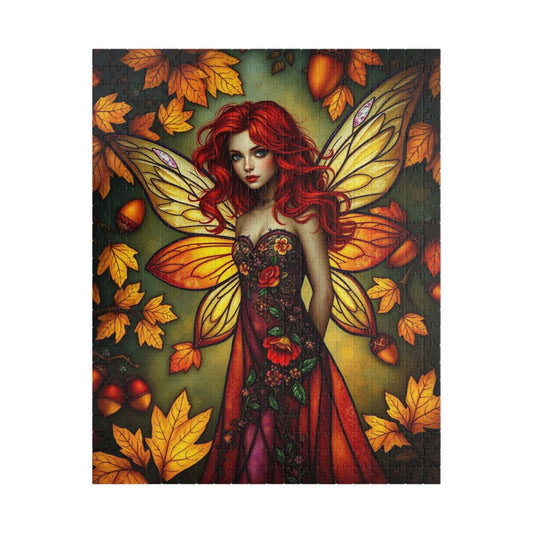 Autumn Fairy Tale Puzzle - Magical Artwork for Unique Home Decor, Gift for Puzzle Lovers, Family or Solo Activity, Brain Teaser