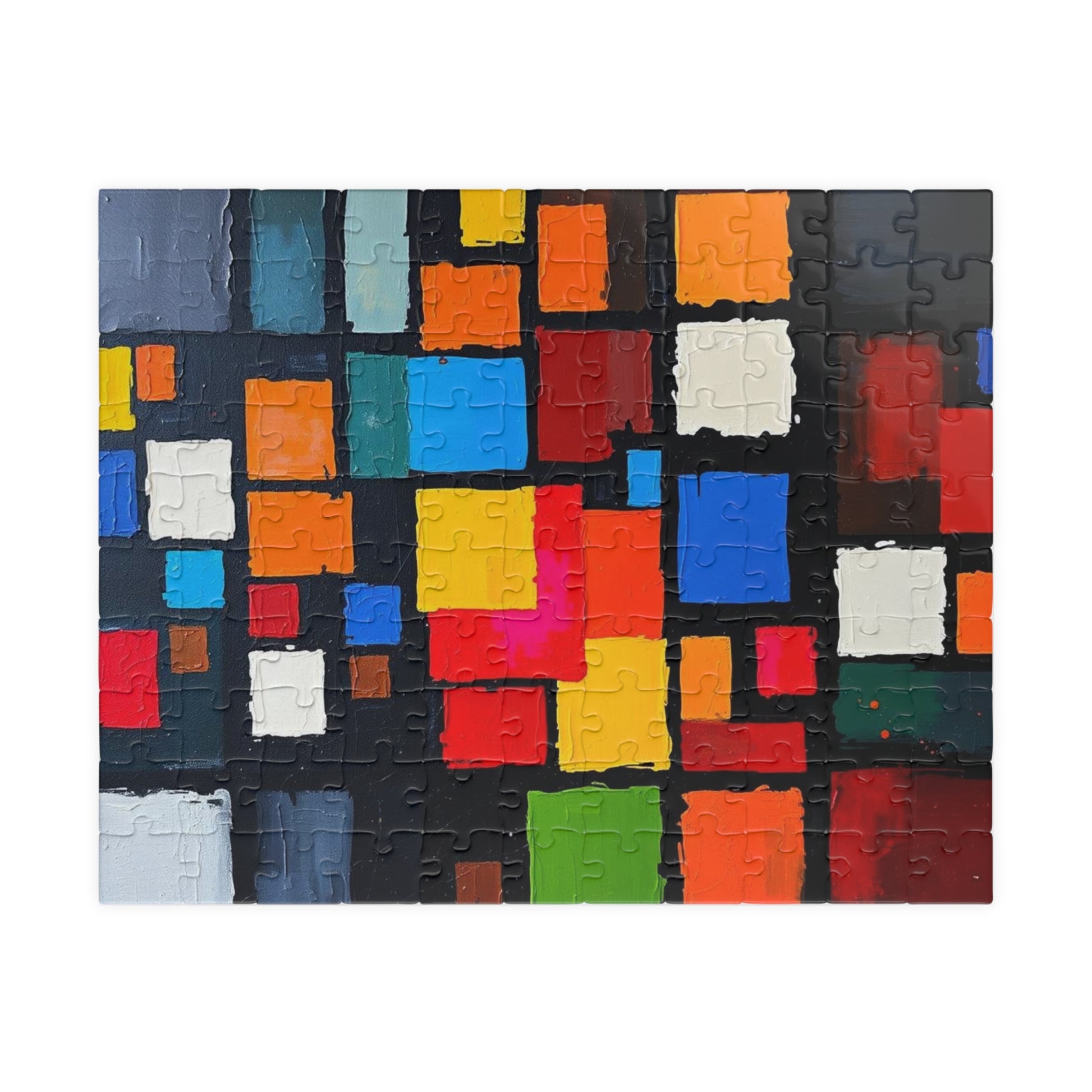 Colorful Abstract Puzzle for Art Lovers, Home Entertainment, Unique Gift for Friends and Family Activity Game Night, Adult Fun 110 pcs (Horizontal) Puzzle The Puzzle Chest