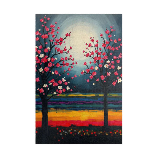 Colorful Landscape Jigsaw Puzzle, Home Activity, Gift for Nature Lover and Friends, Family Game Night Brain Teaser, Unique Wall Art 1014 pcs (Vertical) Puzzle The Puzzle Chest